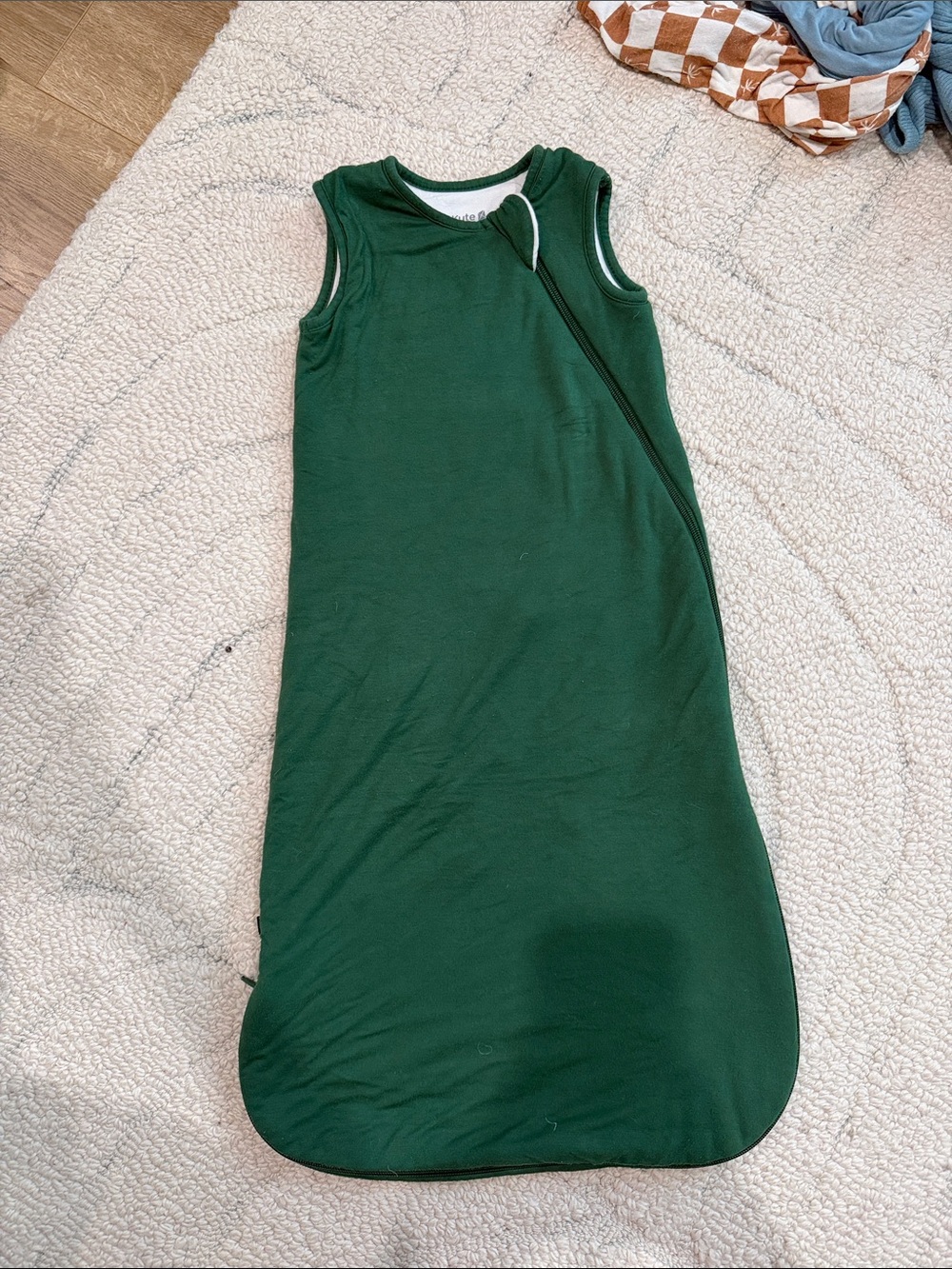 Kyte BABY Dark Green Sleeveless Sleep Sack 1.0 TOG